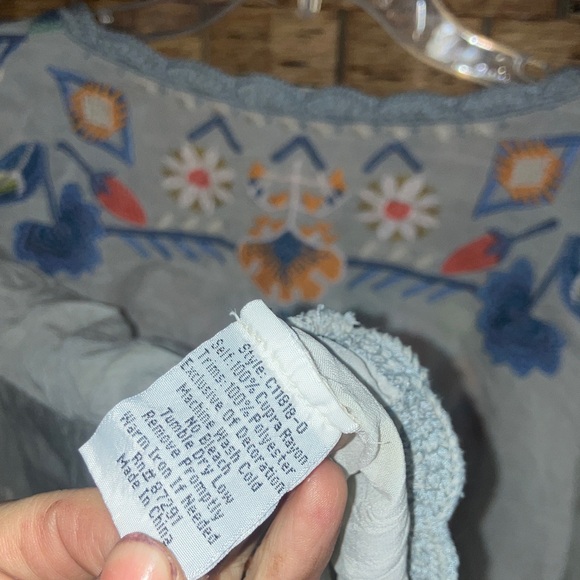 Johnny Was Multicolor Embroidered Blouse - Picture 5 of 5